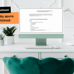 ChatGPT auki tietokoneen näytöllä. Kuvassa teksti Tekoäly apuna keittiössä #ruokarajoitteet