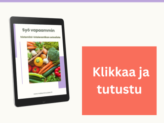 Histamiini-intolerantikon kauppalista