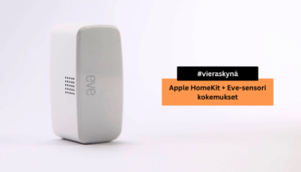 Kokemuksia Apple HomeKit + Eve-ovisensori