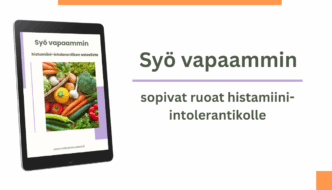 Histamiini-intolerantikon kauppalista – sopivat ruoat histamiini-intolerantikolle