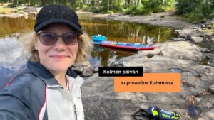 Kolmen päivän sup-vaellus Kuhmossa