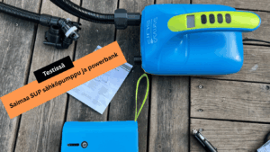 Saimaa SUP sähköpumppu ja powerbank